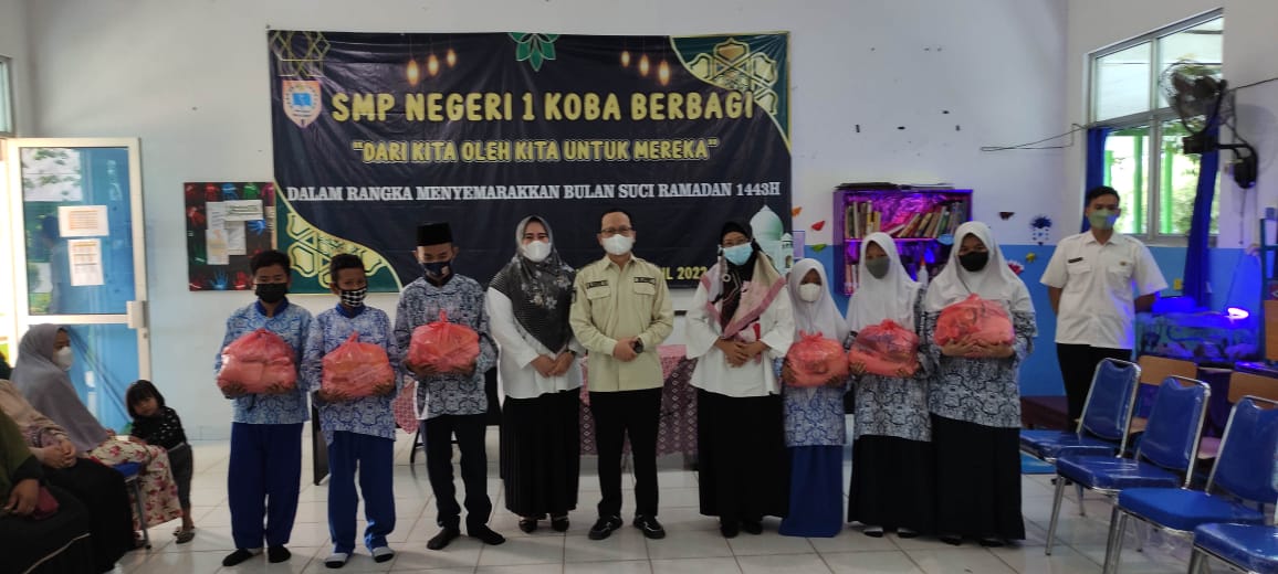 Hadiri Acara Ramadan di SMPN 1 Koba, Ini Pesan Algafry untuk Guru dan Siswa