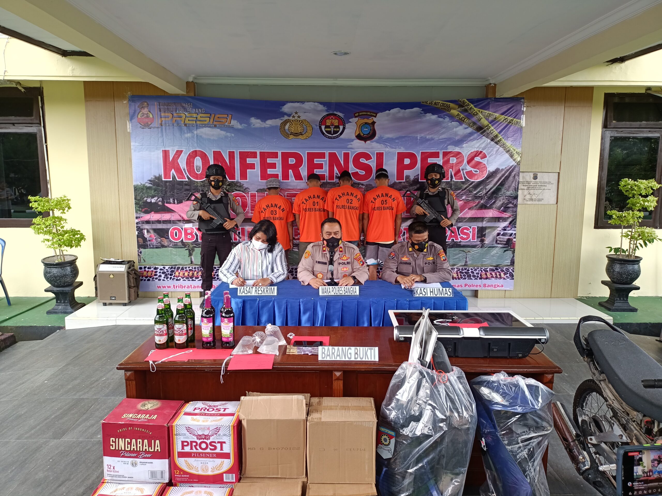 Polres Bangka Gelar Operasi Pekat 2022, Hasilnya Mengejutkan ?!