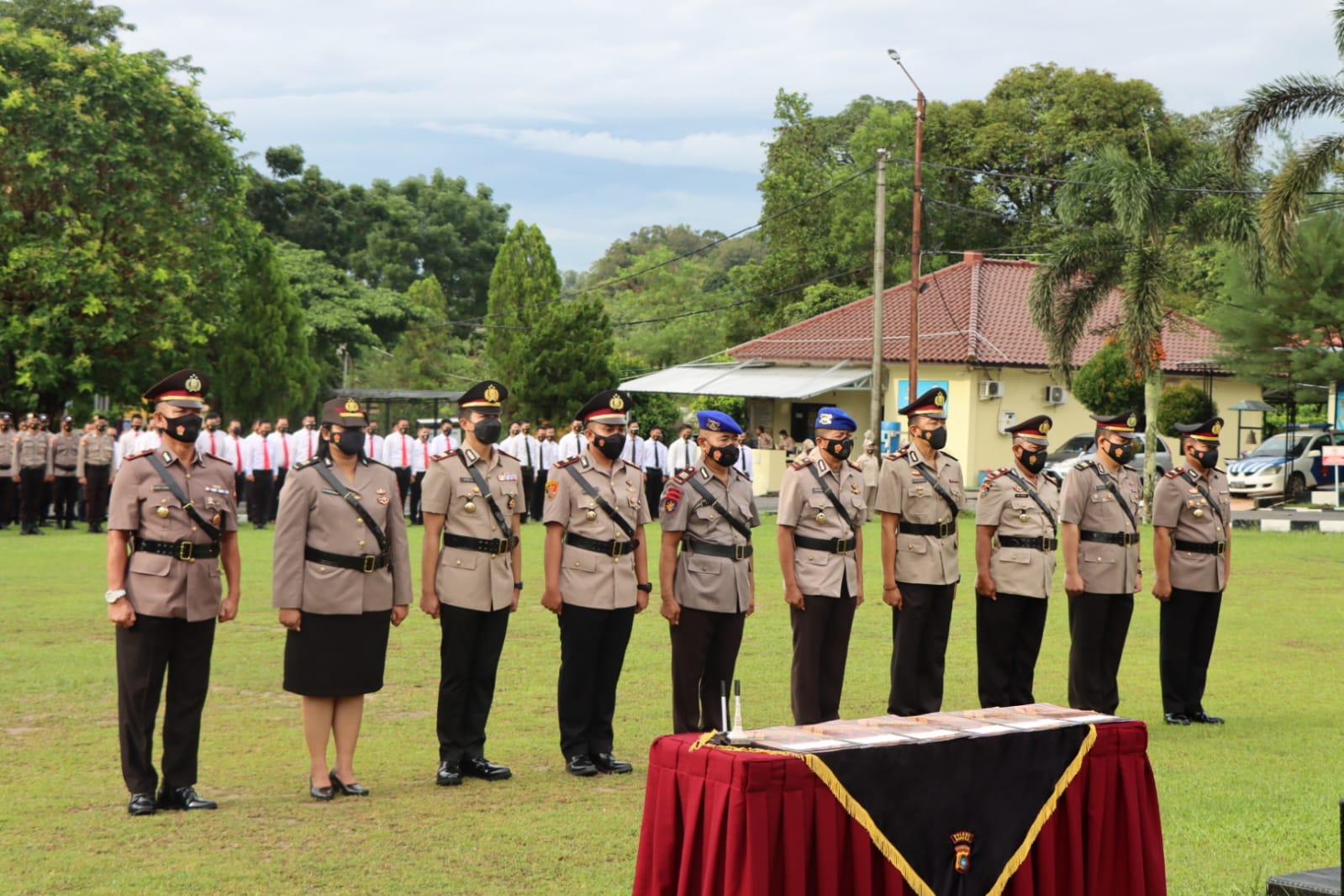 Tiga Kasat & Dua Kapolsek Serta Kabag, Wilayah Hukum Polres Bangka Berganti