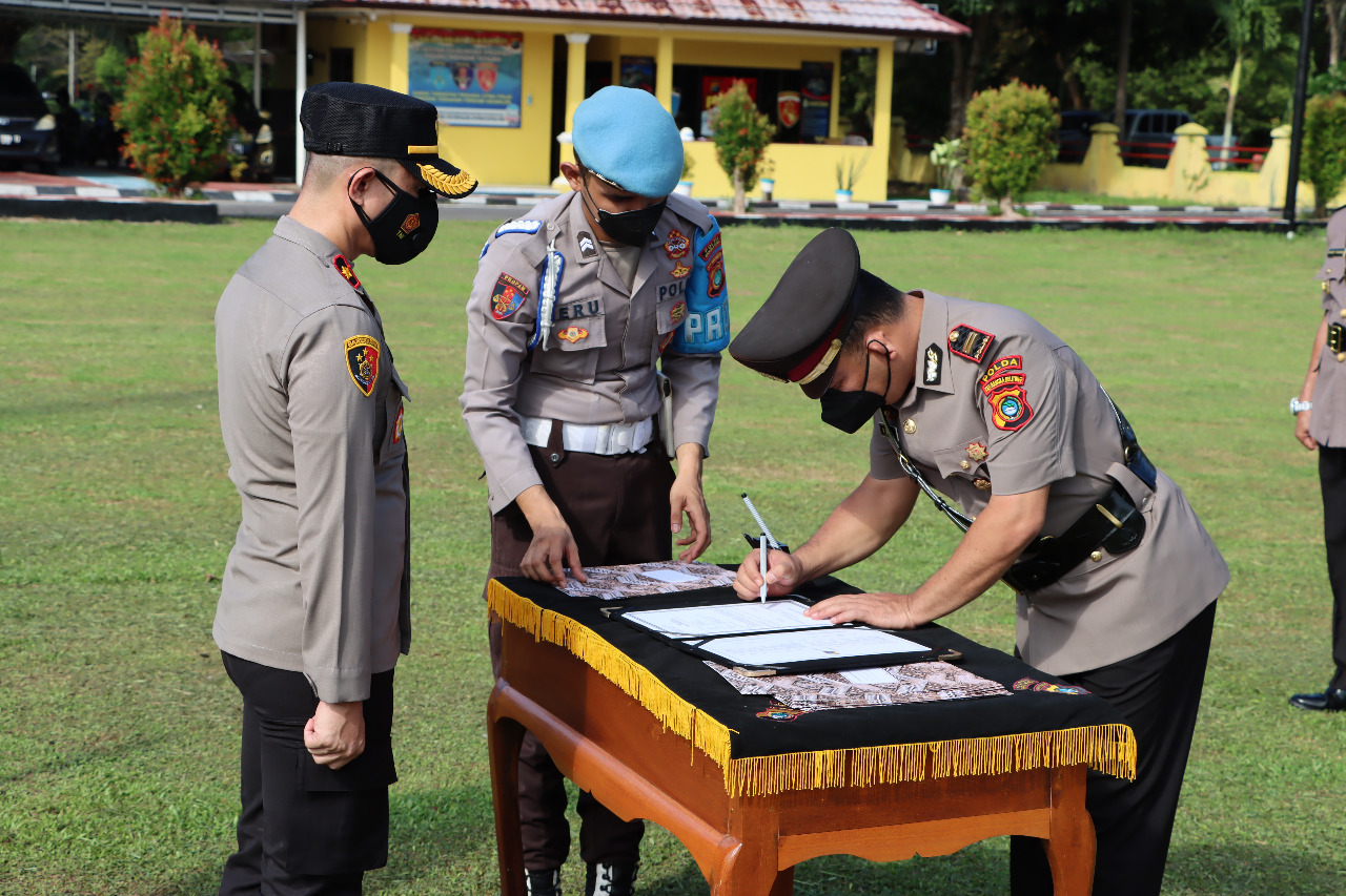 7 Perwira di Polres Bangka Tengah di Mutasi, Berikut Nama-namanya