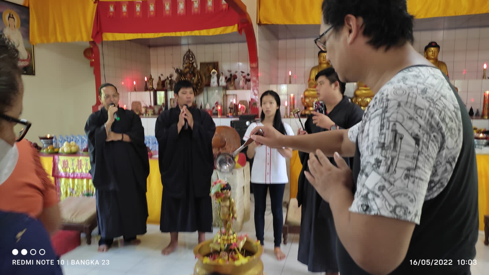 Vihara Buddhis Svakha Mandikan Rupang Buddha