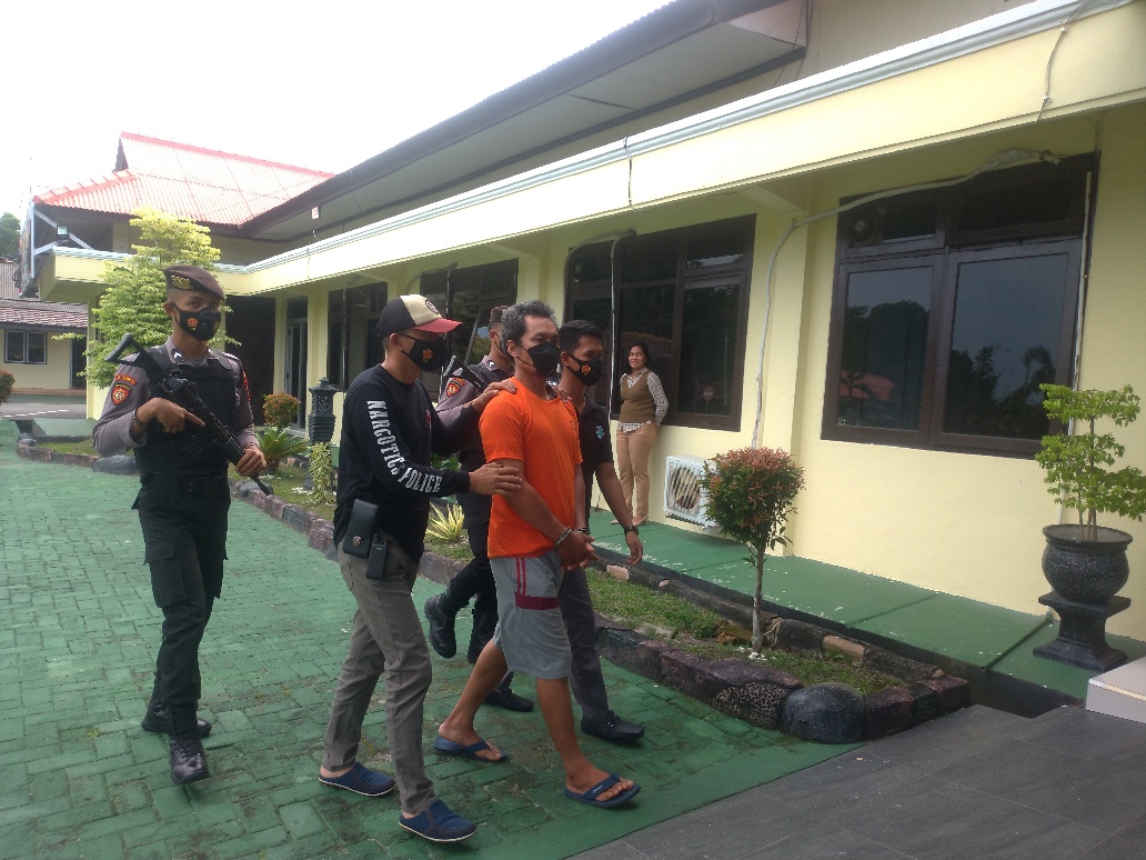 Dari Tangan TJ, Sabu hingga Ekstasi LV dan Granat Senilai Rp 5 Miliyar Diamankan Polres Bangka