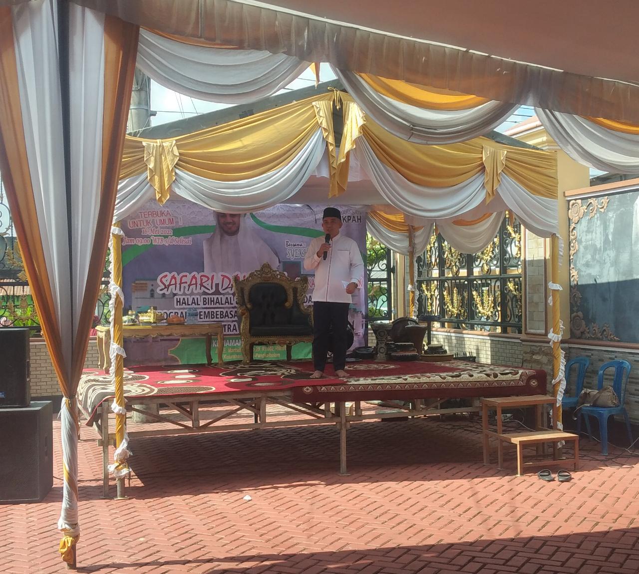 Molen Hadiri Halal Bihalal Tunanetra Bersama Syekh Husein Jaber