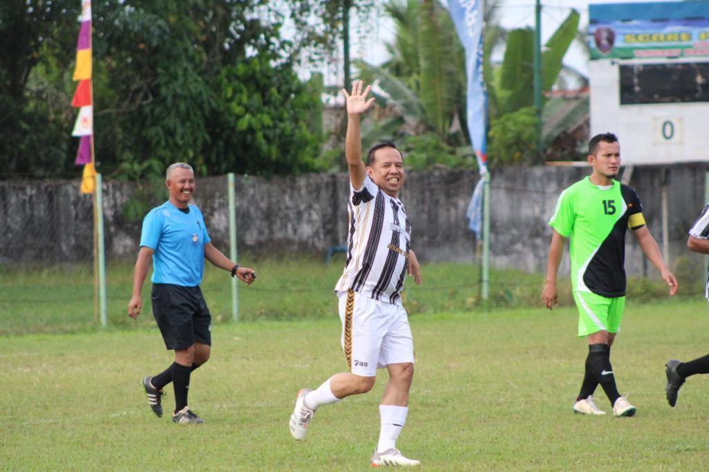 Hattrick dr Yogi di Laga Pamungkas Bawa RSUD Depati Bahrin Juara