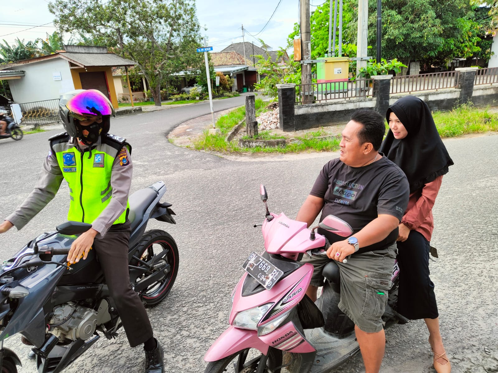 Satlantas Polres Bangka Gunakan Dua Cara Penindakan Dalam Operasi Patuh Menumbing 2022