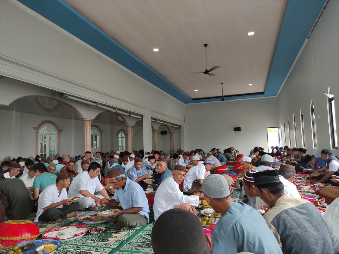 Ajang Peserta Kongres Halal Internasional Nganggung, 400 Dulang Disiapkan Warga Desa Perlang