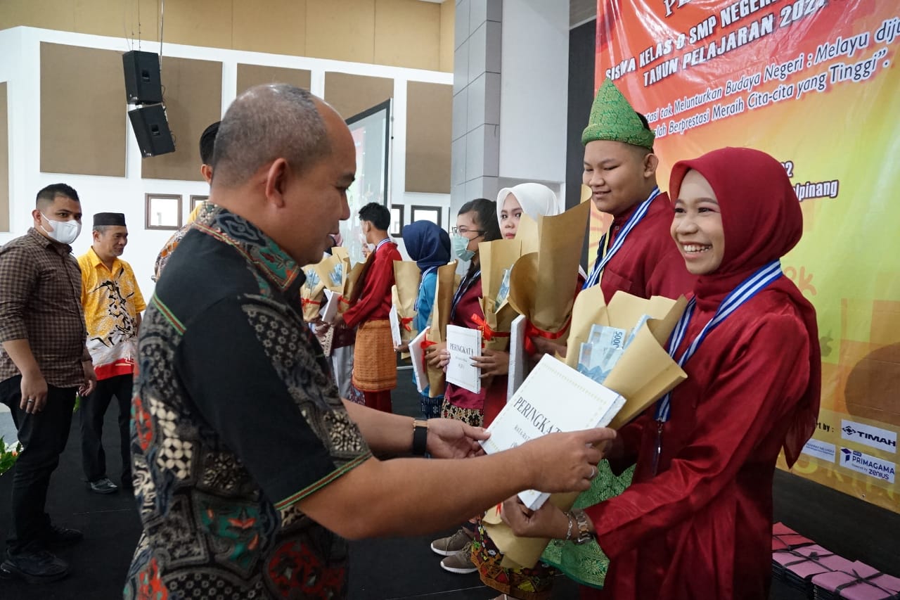 Tiga Siswa SMP N 2 Pangkalpinang Lulus Taruna Nusantara, Molen: Prestasinya Semakin Moncer