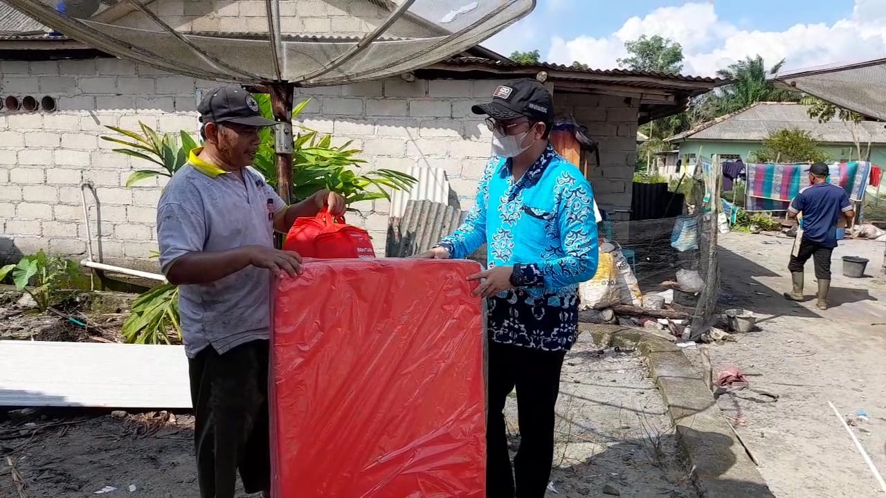 Algafry Tinjauan Langsung Lokasi Bencana Puting Beliung