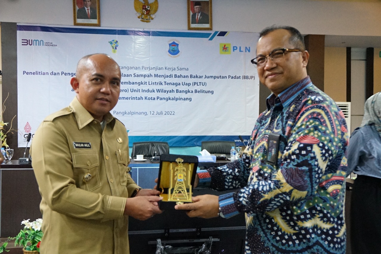 UIW PLN Babel dan Pemkot Pangkalpinang Sepakat Ubah Sampah jadi Listrik