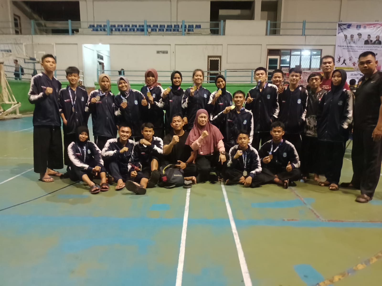 Silat Kabupaten Bangka Juara Umum Popda Babel
