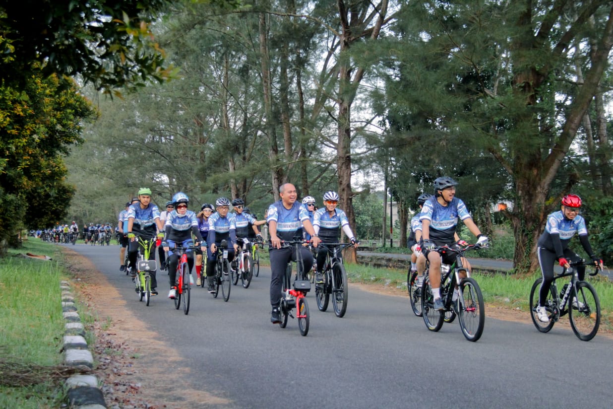 Molen Ikut Gowes Go Green Bangka 2022 Bersama Gubernur