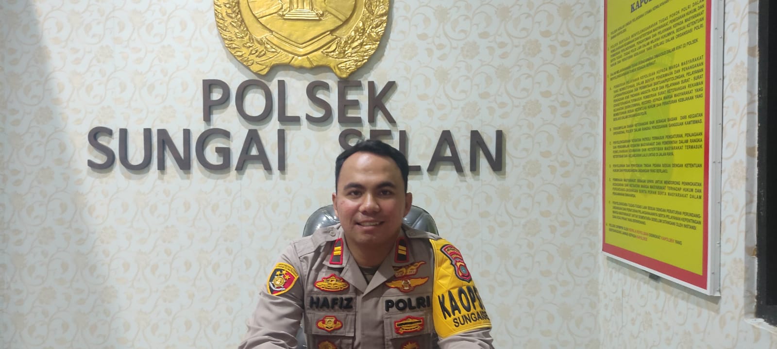 Antisipasi Masukan Narkoba Melalui Pelabuhan, Polsek Sungaiselan Cek Aktivitas Setiap Kapal
