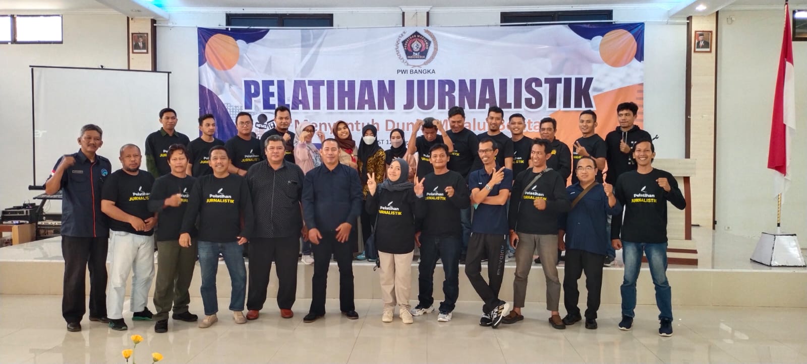 Tiga Peserta Pelatihan Jurnalistik, Dinyatakan Layak Membuat Bahan Rilis Berita