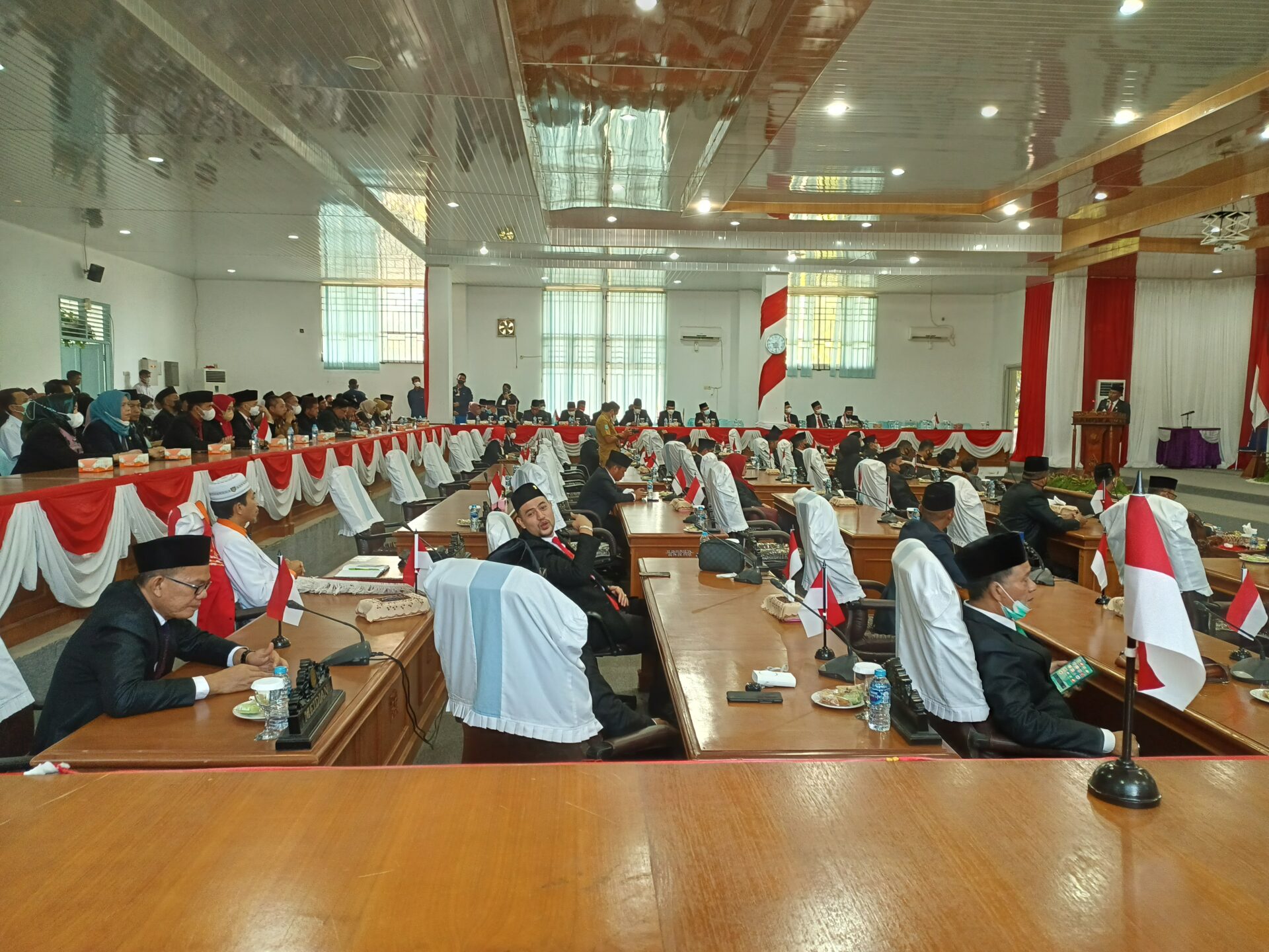 Delapan Anggota DPRD Bangka Absen Saat Paripurna Istimewa HUT RI Ke-77