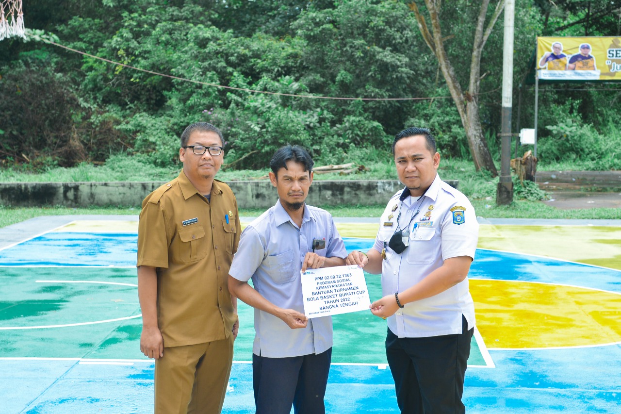 PT Timah Sponsori Turnamen Basket, Bupati Bangka Tengah Cup 2022