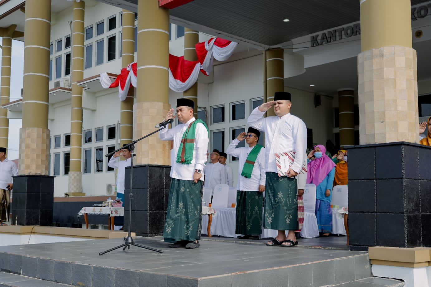 Pemkot Pangkalpinang Gelar Upacara Untuk Peringati Hari Santri Nasional