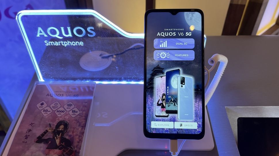 Resmi Rilis Sharp AQUOS V6 5G dengan 4 Fitur Seru Harga Cuma Rp 3 Jutaan