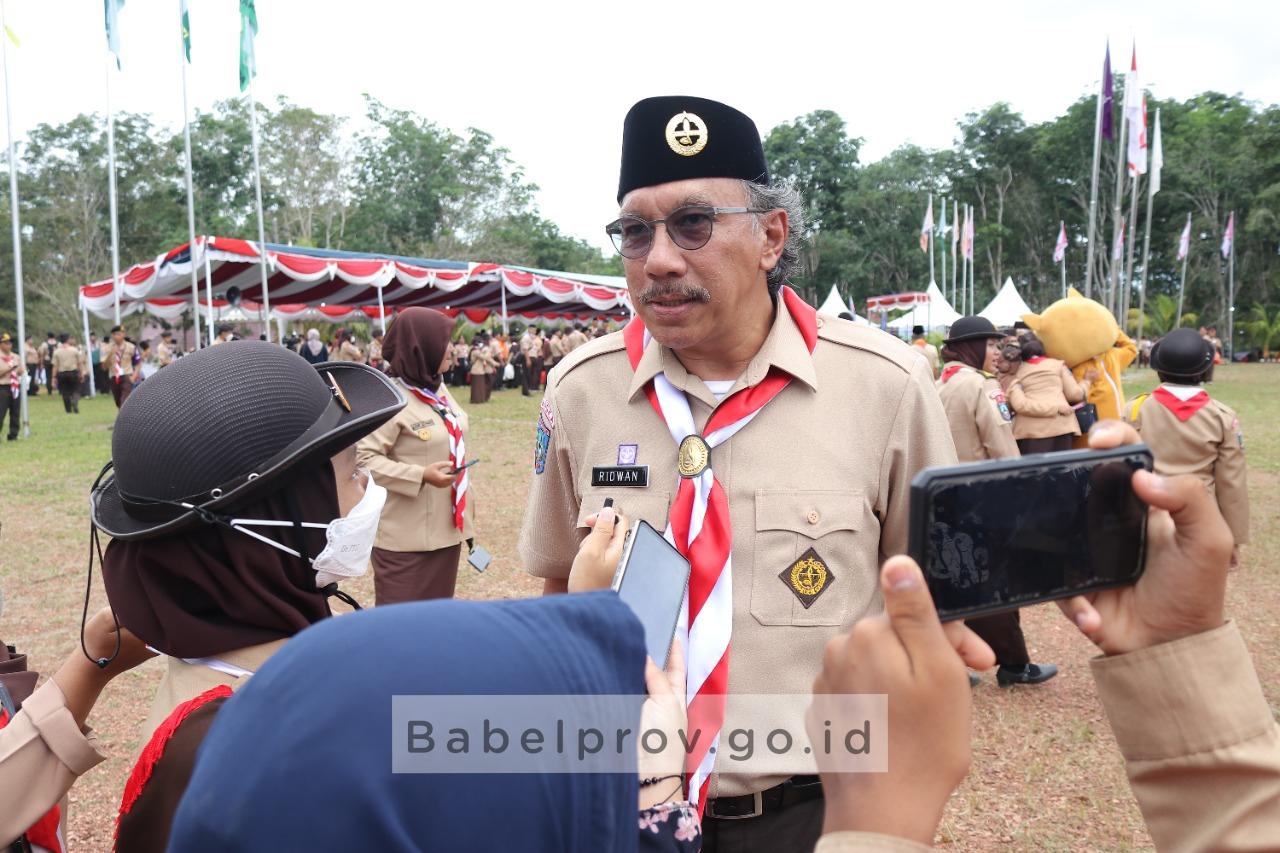 Pj Gubernur Babel: Lewat Slogan PACAK Tingkatkan Kemampuan Pramuka