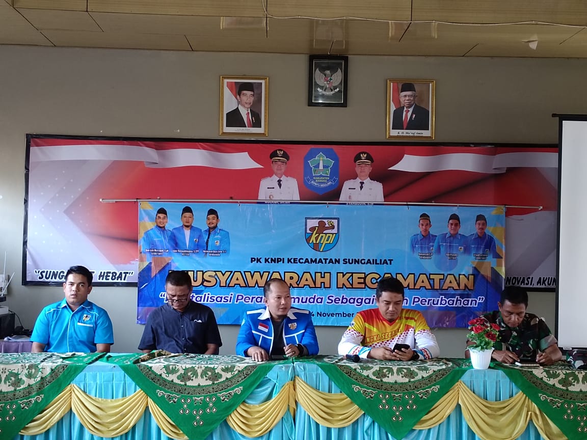 Menjadi Petahana, Rapi Pratama Masih Bertengger Ditampuk Pimpinan DPK KNPI Sungailiat