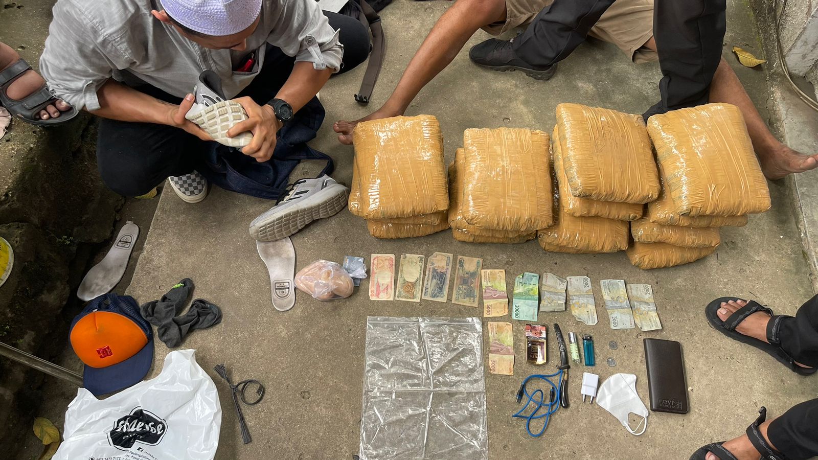 Gunakan Speed dari Pelabuhan Sungsang, BNN Babel Tangkap Pria Bawa 15 Kg Ganja