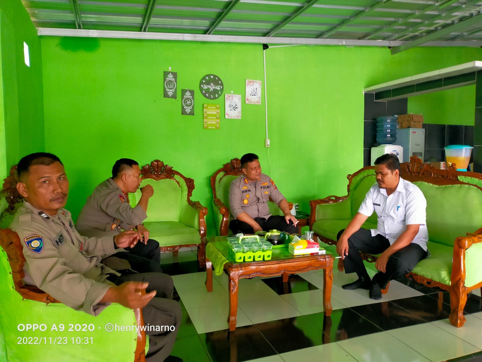 Serap Aspirasi Sambil Ngopi, Kapolres Bateng: Usulan Kades Langsung Kita Tindaklanjuti