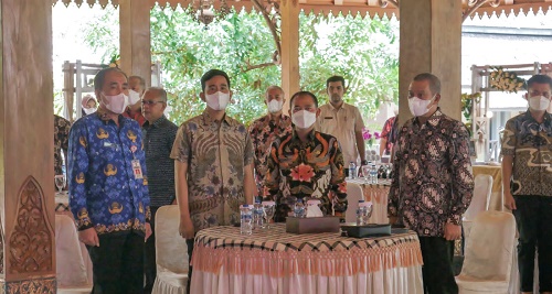 Putra Sulung Jokowi Sambut Rombongan Pemkab Bangka