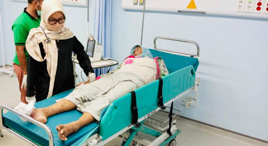 Penderita Kaki Buruk Kirim WA Berantai, Molen Kirim PSC119 PGK