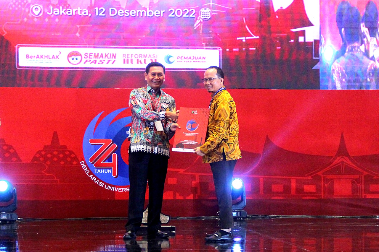 Pemkab Bateng Dinobatkan Sebagai Daerah Peduli HAM