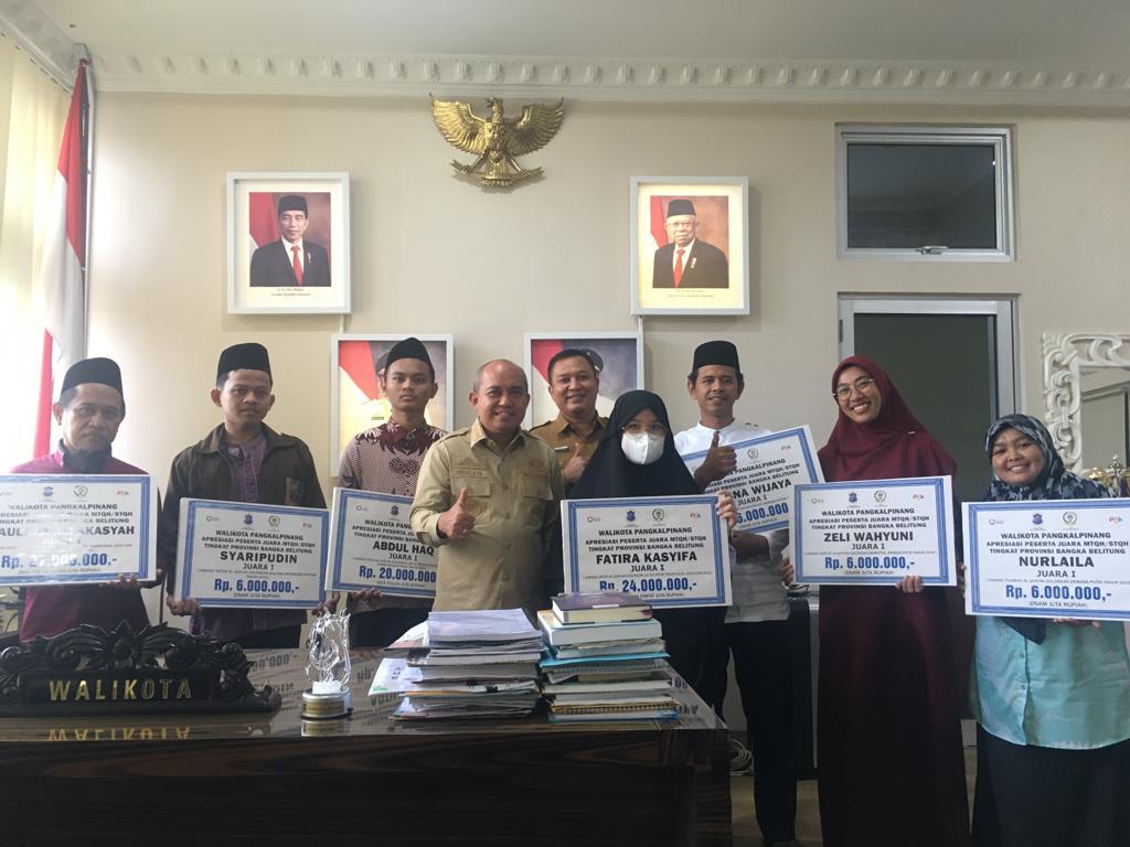 Molen Berikan Bonus ke Juara MTQH/STQH Provinsi Kepulauan Babel