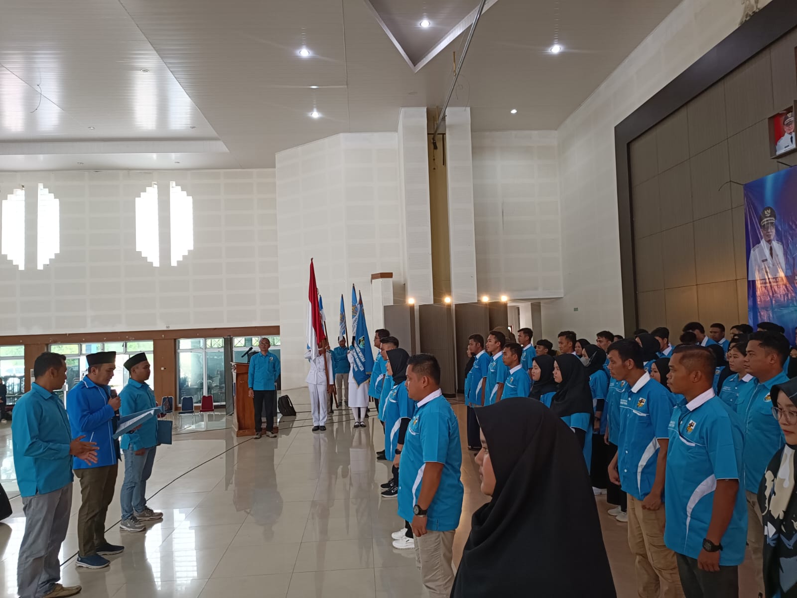 Lima DPK KNPI Bateng Dilantik, Algafry: Semoga Programnya Sejalan Dengan Program Kerja Bangka Tengah