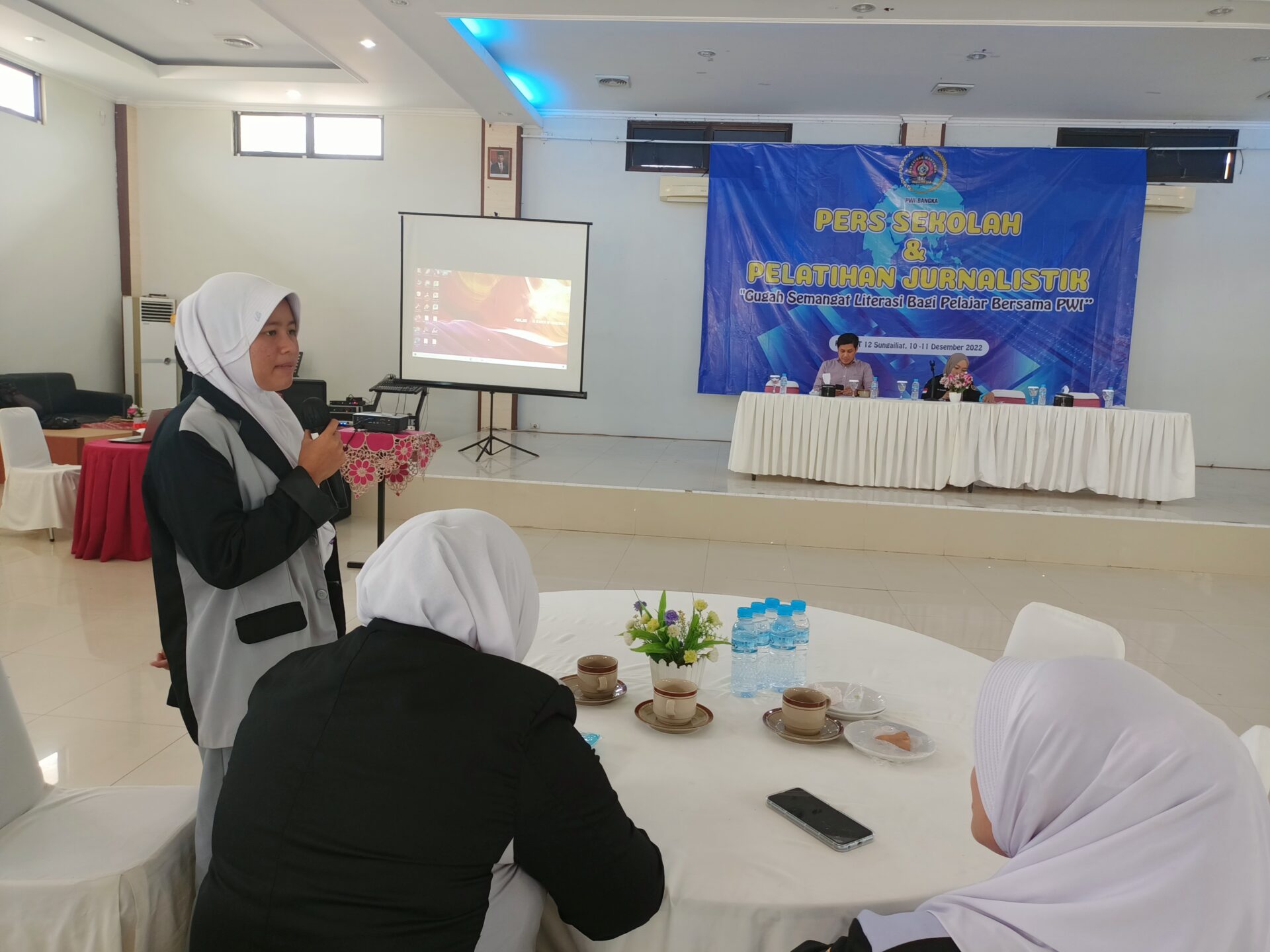 Program Pers Sekolah, Ketua PWI Bangka : Jadi Wartawan Tidak Semudah Dibayangkan