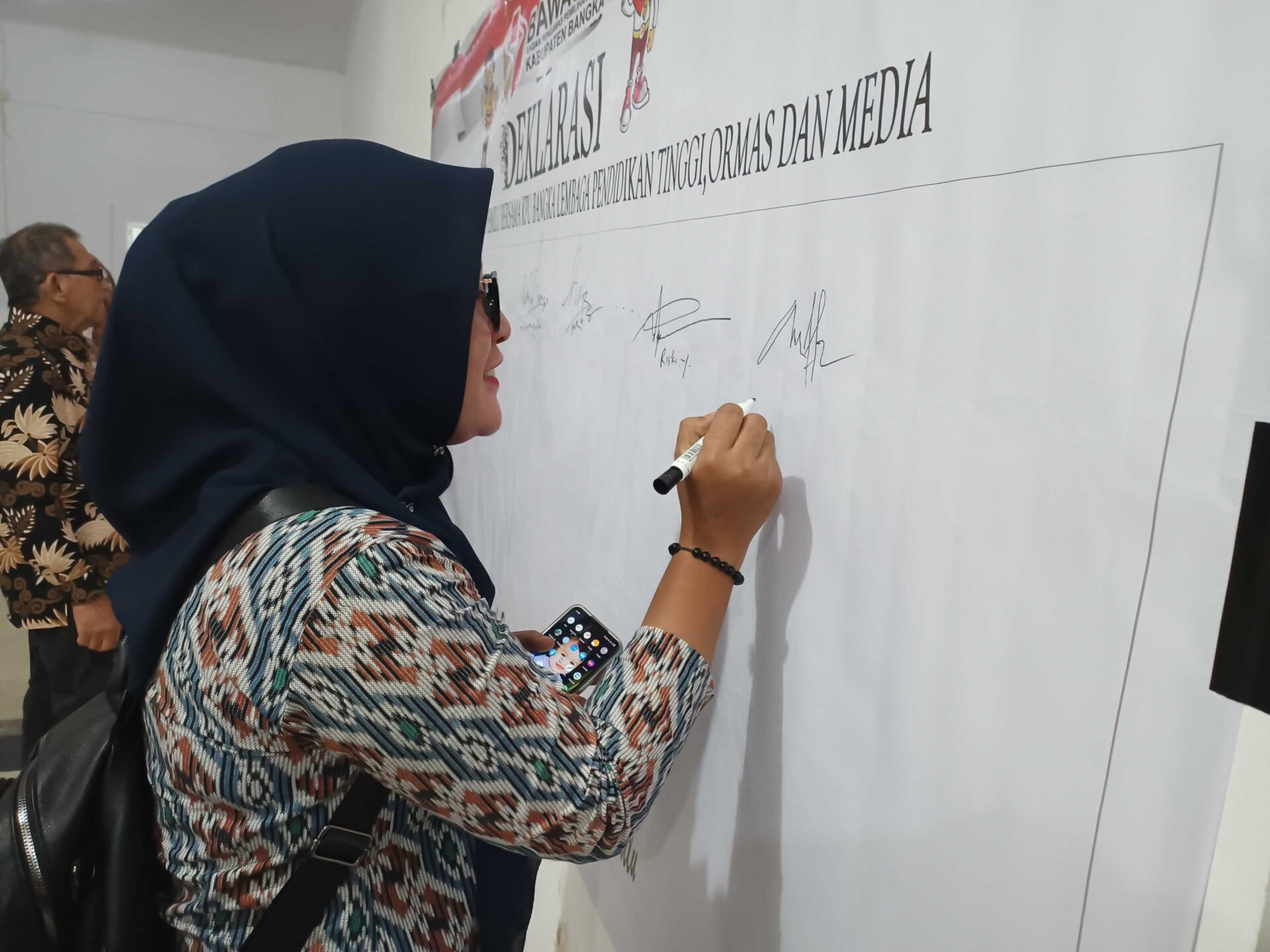 Mahasiswa hingga Awak Media Deklarasikan Pengawasan Pemilu 2024