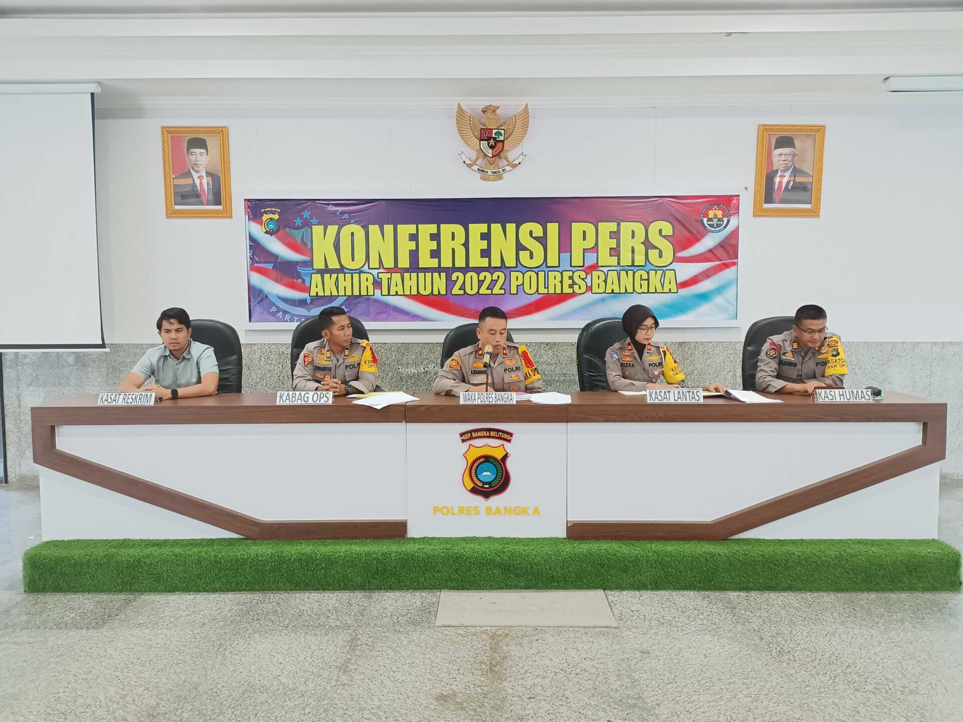 Satlantas Polres Bangka Keluarkan 7.233 Surat Tilang Selama 2022