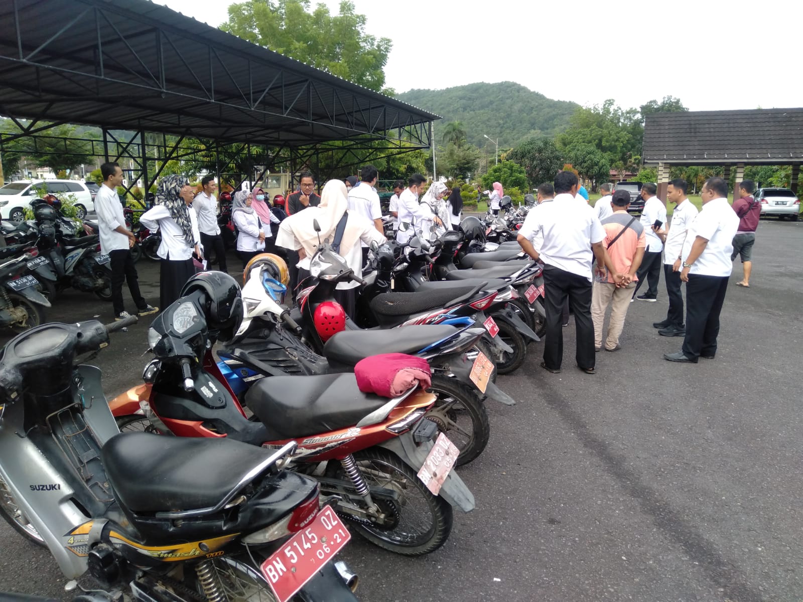 Puluhan Kendaraan Dinas Pemkab Bangka Bodong