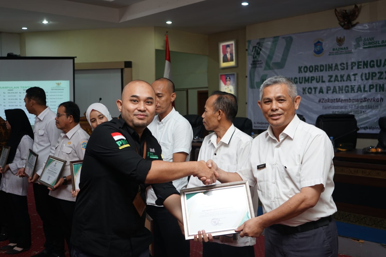 Pendapat Zakat Meningkat, Pemkot Pangkalpinang Dapat Penghargaan UPZ Berprestasi