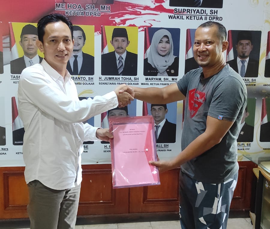 Panlih Belum Terbentuk, DPRD Tetap Terima Berkas Calon PAW Wakil Bupati Bateng