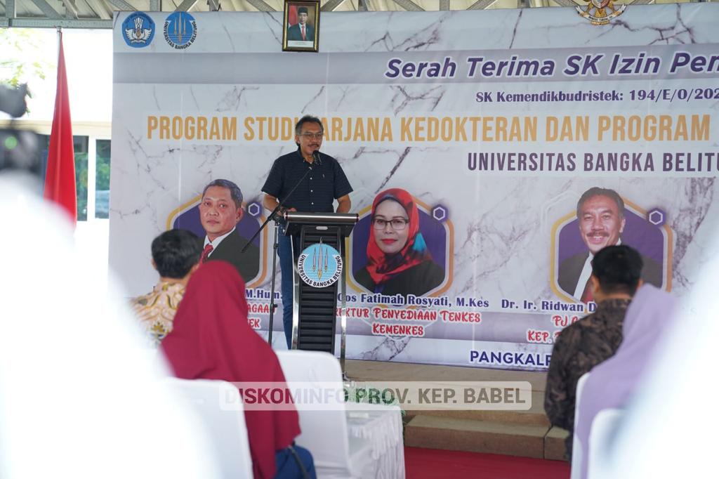 Izin Prodi Sarjana Kedokteran dan Pendidikan Profesi Dokter UBB Diterima Kemendikbudristek