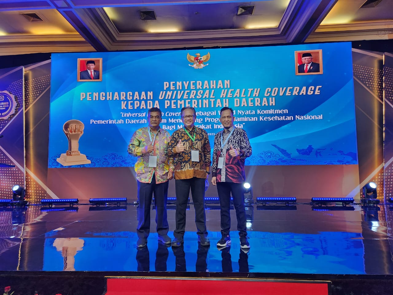 95,6 Persen Penduduk Jadi Peserta JKN, Pemprov Babel Raih Penghargaan UHC