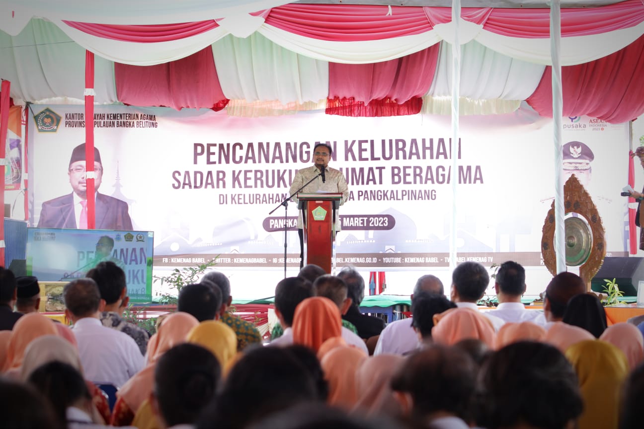 Datang ke Pangkalpinang, Yaqut Ngaku Lihat Indonesia