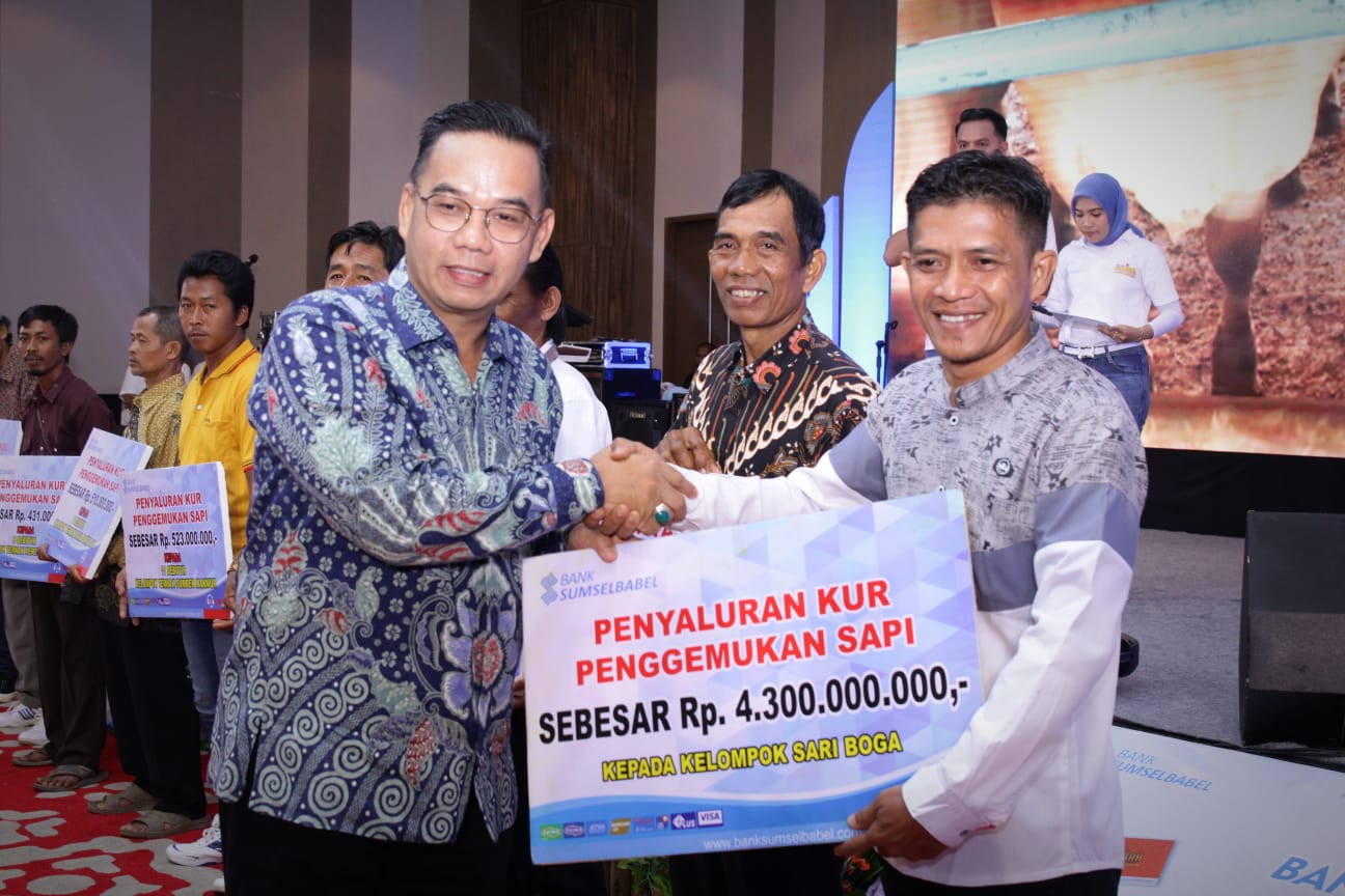 Hadiri Undian Bank Sumsel Babel, Mie Go Ikut Launching BSB Lokak dan KUR Sapi