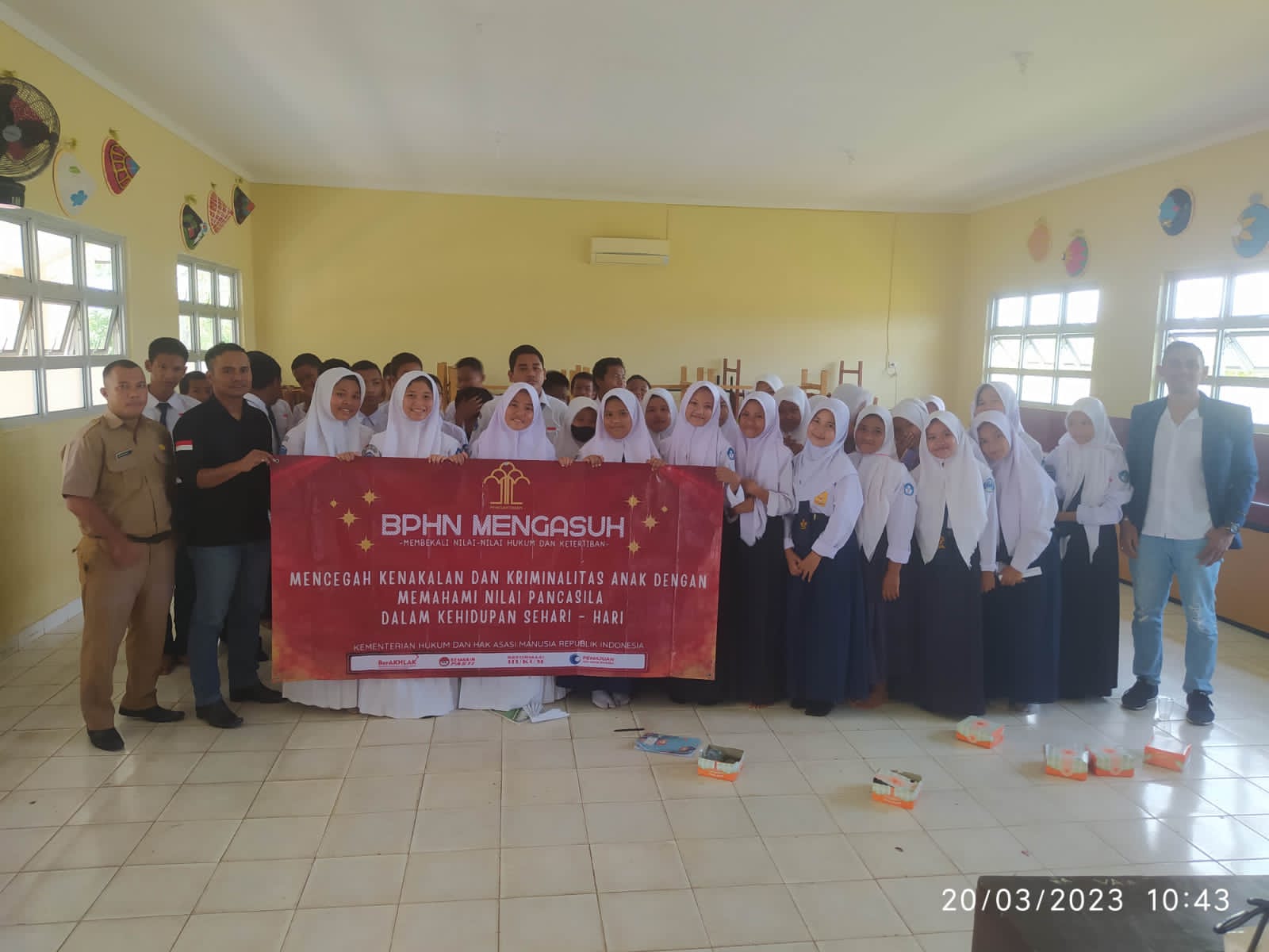 Takut Kejadian di Bangka Barat Terulang, LBH Milenial Bateng Kenalkan Kenakalan Remaja di Sekolah