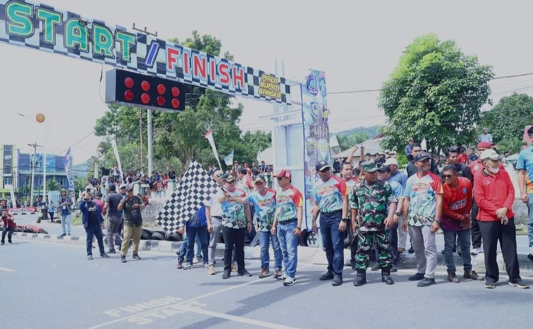 126 Pebalap Unjuk Gigi di Ajang Youth Fun Road Race KNPI Babel