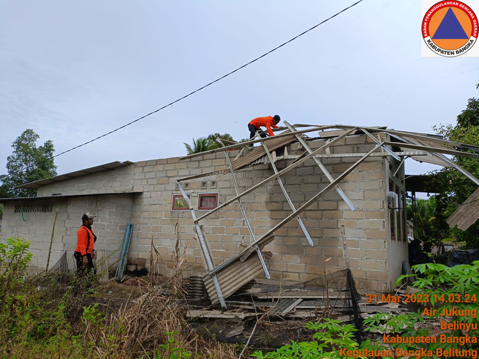 Delapan Rumah di Dua Desa Hancur Disapu Puting Beliung
