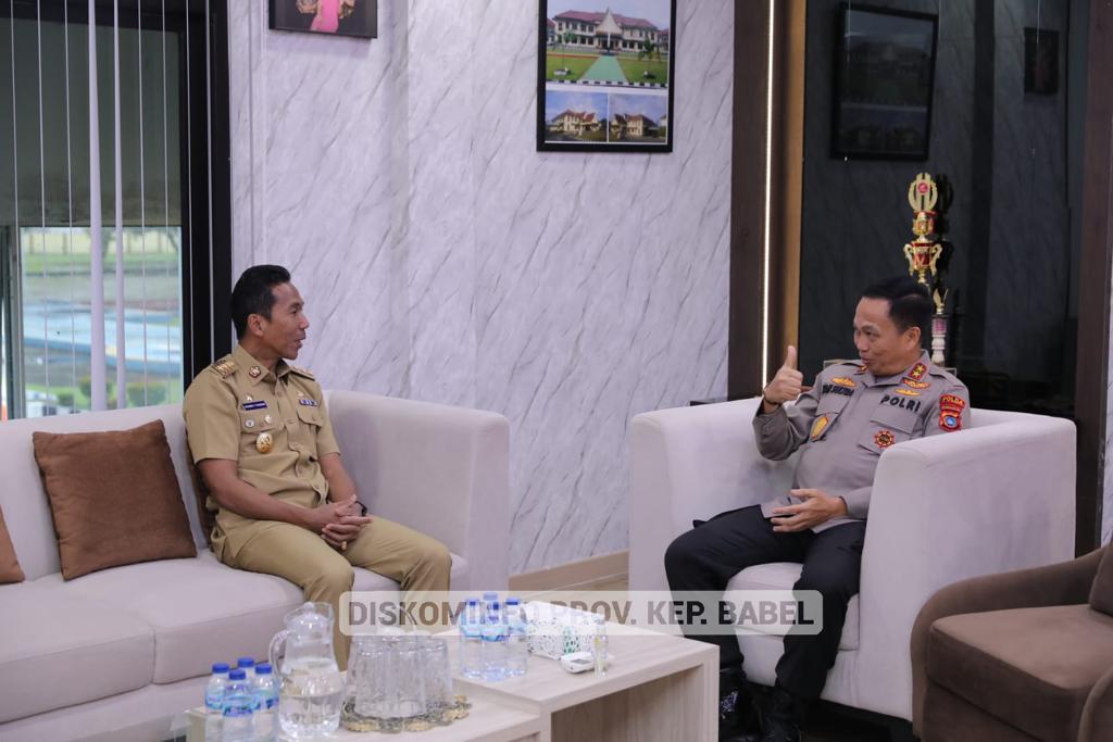 Jalin Sinergitas, Pj Gubernur Babel Kunjungi Forkopimda