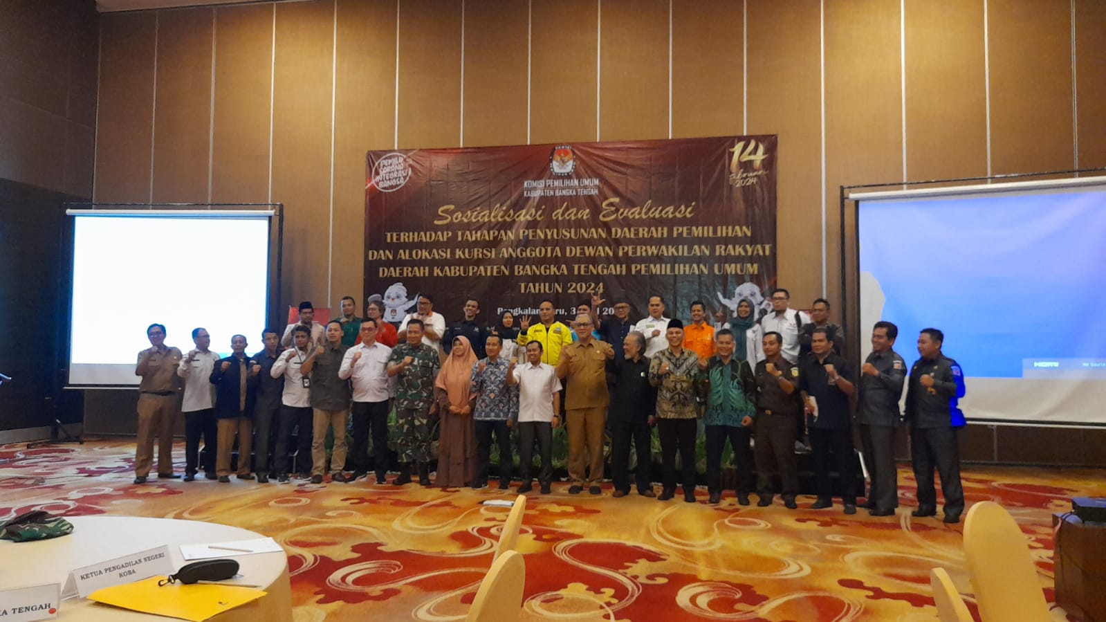 Ada Perubahan, KPU Bateng Sosialisasikan Alokasi Kursi DPRD
