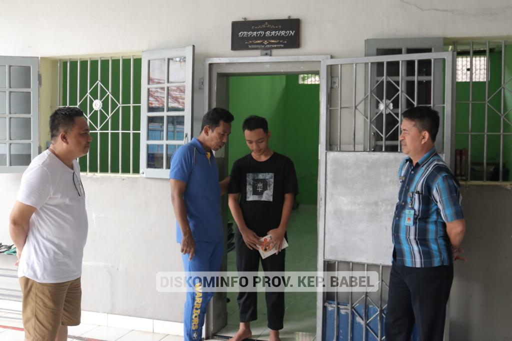 Pj Gubernur Suganda Uji Kemampuan Warga Binaan Lapas Pangkalpinang