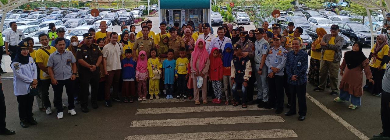 177 Peserta Mudik Gratis Bangka Tengah Dilepas
