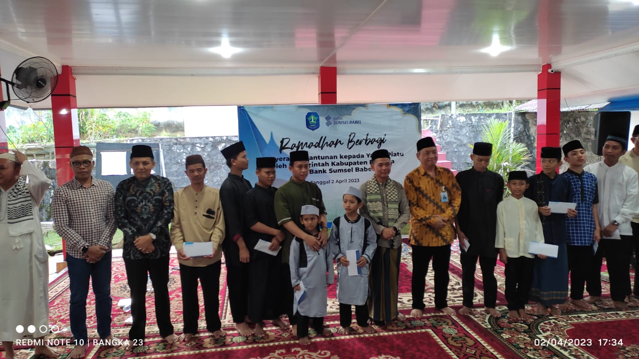 Momen Ramadan, Pemkab Bangka Santuni Yatim Piatu