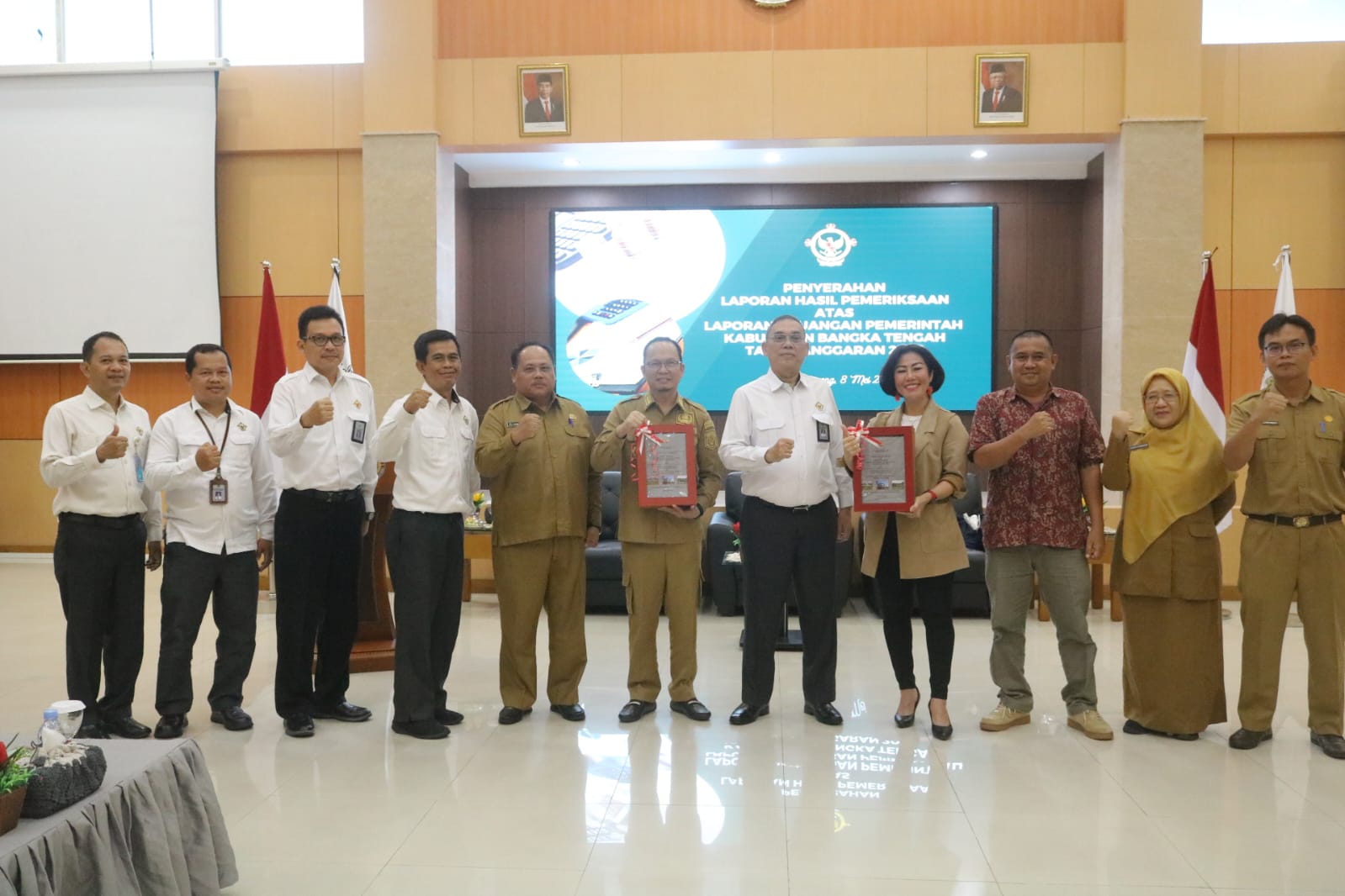 Luar Biasa, Pemkab Bangka Tengah Raih WTP Tujuh Kali Berturut-turut