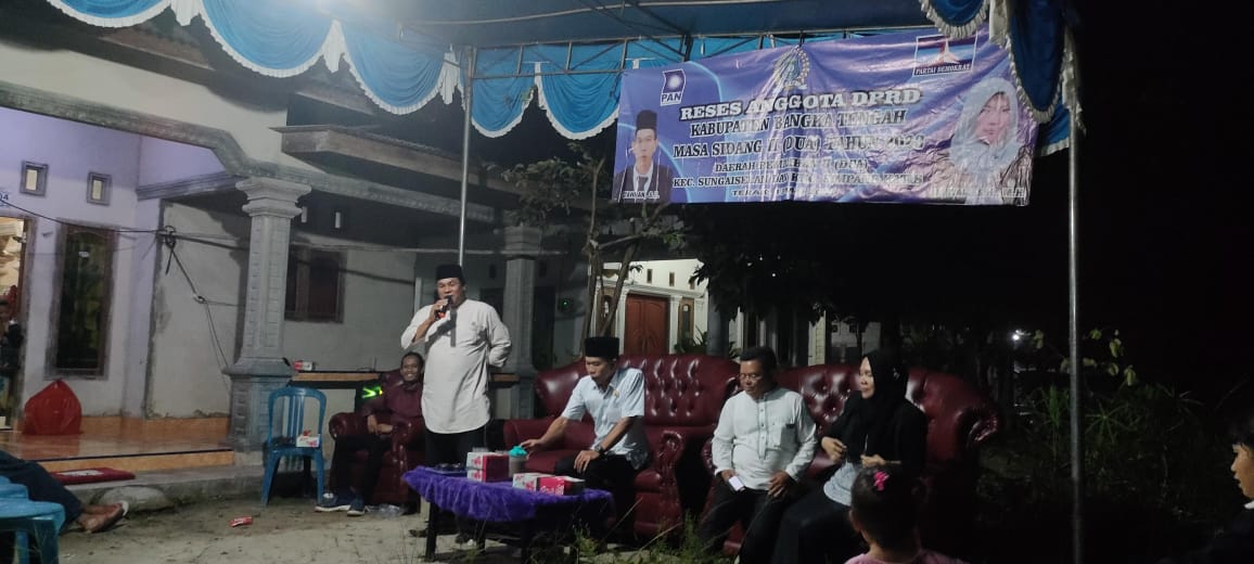 Dihadapan Maryam dan Syahran, Kades Terak Minta Kawal Proposal